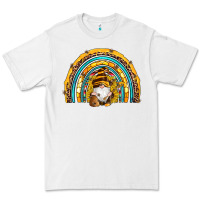 White western bee gnomes sunflowers beehive honeycomb leopard turquoise sera Premium Tee - Artiststas
