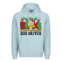 Blue Mist my sleigh broke so now i am a school bus driver Premium Hoodie - MaliasSmallBusiness