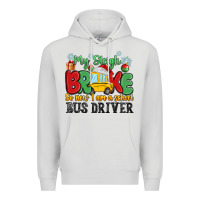 Dove Grey my sleigh broke so now i am a school bus driver Premium Hoodie - MaliasSmallBusiness