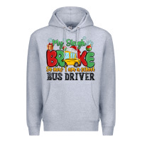 Heather Grey my sleigh broke so now i am a school bus driver Premium Hoodie - MaliasSmallBusiness