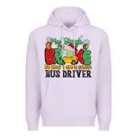 Lilac my sleigh broke so now i am a school bus driver Premium Hoodie - MaliasSmallBusiness