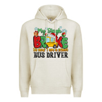 Oatmeal Heather my sleigh broke so now i am a school bus driver Premium Hoodie - MaliasSmallBusiness