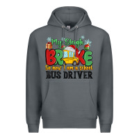Rock my sleigh broke so now i am a school bus driver Premium Hoodie - MaliasSmallBusiness
