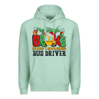 Seafoam my sleigh broke so now i am a school bus driver Premium Hoodie - MaliasSmallBusiness