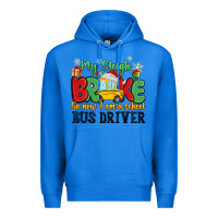 True Royal my sleigh broke so now i am a school bus driver Premium Hoodie - MaliasSmallBusiness