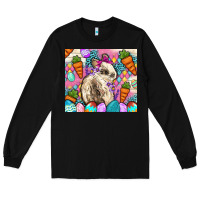 Black Easter Bunny tumbler Easter Day Long Sleeve Tee - Neo Western