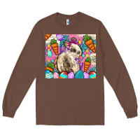 Chestnut Easter Bunny tumbler Easter Day Long Sleeve Tee - Neo Western