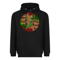 Black leopard lightning bolt Christmas Heavyweight Hoodie - Jasminsmagicworld