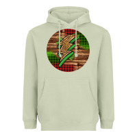 Matcha leopard lightning bolt Christmas Heavyweight Hoodie - Jasminsmagicworld
