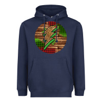 Navy leopard lightning bolt Christmas Heavyweight Hoodie - Jasminsmagicworld