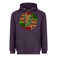 Plum leopard lightning bolt Christmas Heavyweight Hoodie - Jasminsmagicworld