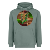 Sage leopard lightning bolt Christmas Heavyweight Hoodie - Jasminsmagicworld