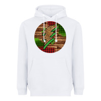 White leopard lightning bolt Christmas Heavyweight Hoodie - Jasminsmagicworld