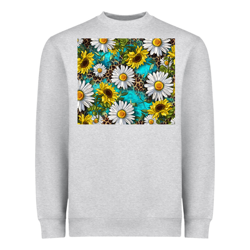Western Daisy And Sunflower Heavyweight Sweatshirt by RanaPortraitStore | Teevron