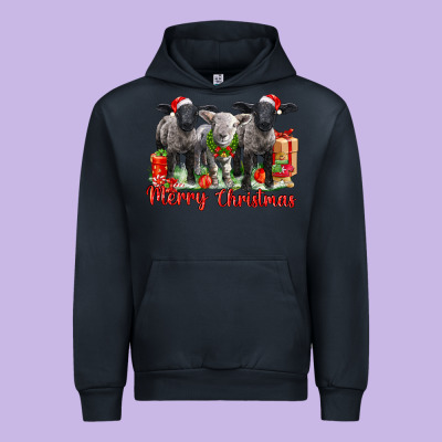 Merry Christmas Baby Sheeps Urban Hoodie Designed By Lillyallendesigns