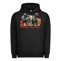 Pigment Black merry christmas baby sheeps Urban Hoodie - LillyAllenDesigns