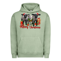 Pigment Oil Green merry christmas baby sheeps Urban Hoodie - LillyAllenDesigns