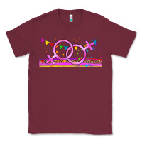 Burgundy lgbtq lesbian  libbey glass Classic Tee - HRA Design Shop