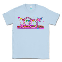 Dusty Blue lgbtq lesbian  libbey glass Classic Tee - HRA Design Shop