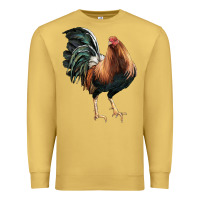 Antique Gold American Game Rooster Premium Sweatshirt - LillyAllenDesigns