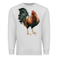 Dove Grey American Game Rooster Premium Sweatshirt - LillyAllenDesigns
