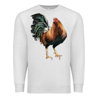 Oatmeal Heather American Game Rooster Premium Sweatshirt - LillyAllenDesigns