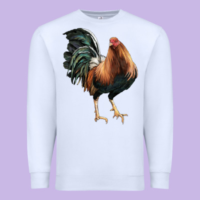 American Game Rooster Premium Sweatshirt Designed By Lillyallendesigns