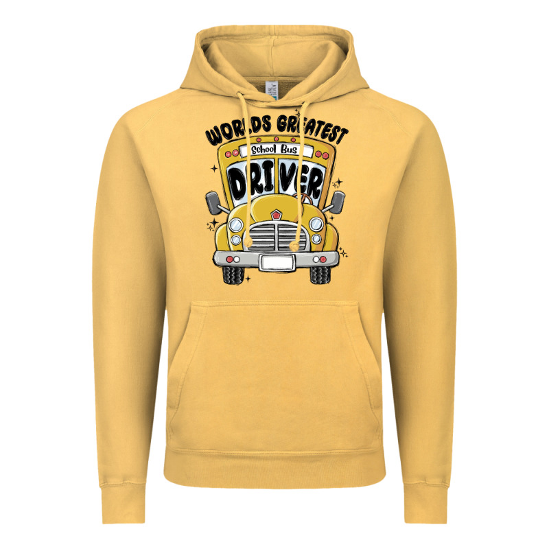 Worlds Greatest School Bus Driver Vintage Hoodie by MaliasSmallBusiness | Teevron
