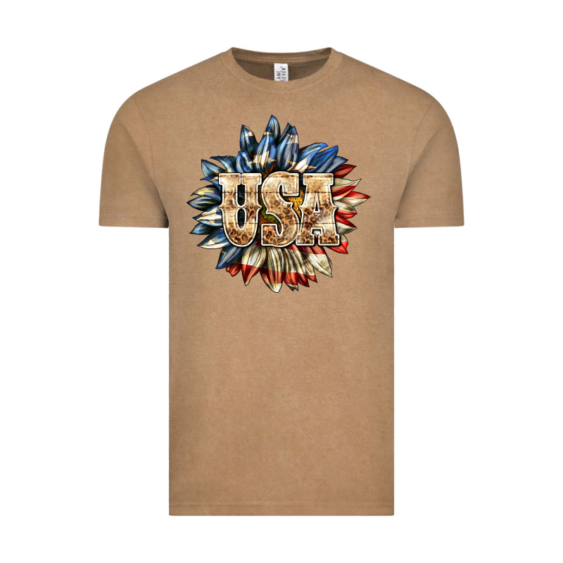 Usa Sunflower Billie Wilder Vintage Tee by texasbilliewilder | Teevron