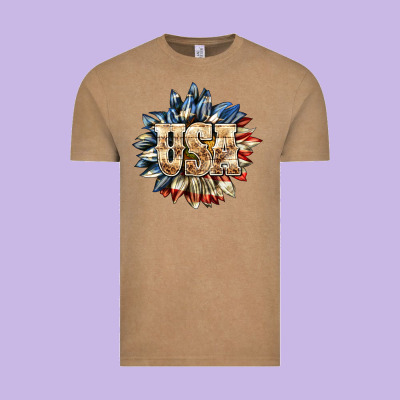 Vintage Tee usa sunflower billie wilder