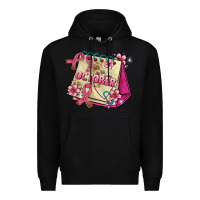 Black pink cancer ribbon and october calendar Premium Hoodie - AdoDesignShop