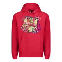 Cardinal pink cancer ribbon and october calendar Premium Hoodie - AdoDesignShop