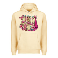 Pina Colada pink cancer ribbon and october calendar Premium Hoodie - AdoDesignShop