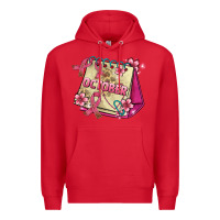 Red pink cancer ribbon and october calendar Premium Hoodie - AdoDesignShop