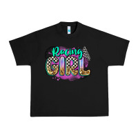 Black racing girl Urban Heavy Tee - Zillion Design Studio
