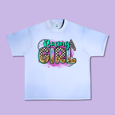 Racing Girl Urban Heavy Tee Designed By Zillion Design Studio
