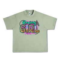 Oil Green racing girl Urban Heavy Tee - Zillion Design Studio