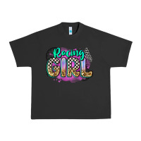 Pigment Black racing girl Urban Heavy Tee - Zillion Design Studio