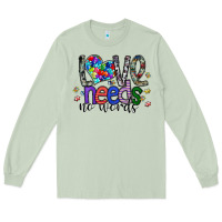 Matcha love need no words Long Sleeve Tee - SublimationCraftShop