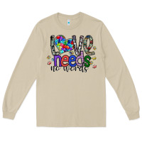 Mushroom love need no words Long Sleeve Tee - SublimationCraftShop