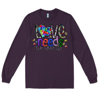 Plum love need no words Long Sleeve Tee - SublimationCraftShop