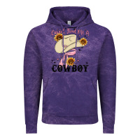 Cloud Purple cupid find me a cowboy Vintage Hoodie - MaliasSmallBusiness