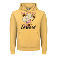 Vintage Mustard cupid find me a cowboy Vintage Hoodie - MaliasSmallBusiness