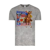 Cloud Rock western sweet land of liberty 4th july billie wilder Vintage Tee - texasbilliewilder