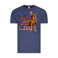 Vintage Denim western sweet land of liberty 4th july billie wilder Vintage Tee - texasbilliewilder