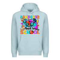 Blue Mist game over back to school Premium Hoodie - NancyCooperArtShop