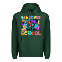 Sports Green game over back to school Premium Hoodie - NancyCooperArtShop