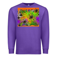 Purple spiders halloween tumbler Premium Sweatshirt - Jasminsmagicworld