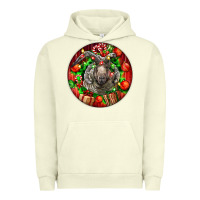 Pigment Pistachio christmas navajo churro sheep Urban Hoodie - LillyAllenDesigns