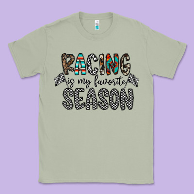 Racing Is My Favorite Season Classic Tee Designed By Cowhidedigitalart